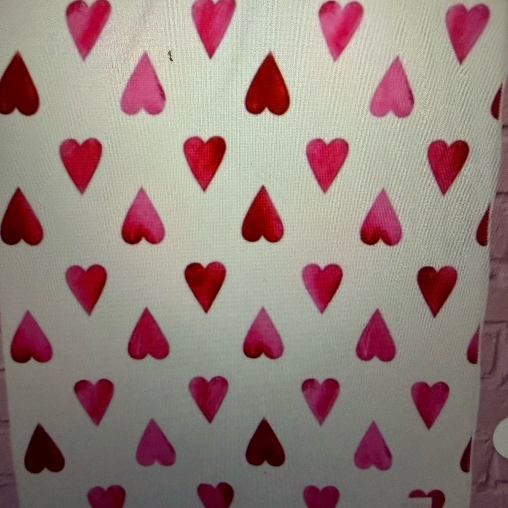 Victoria's Secret Cozy plush fleece/sherpa  blanket white with Pink Heart